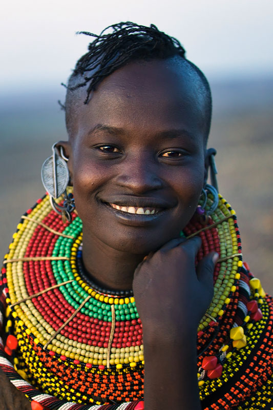 49a. Young woman of the Turkana tribe   Kenya
